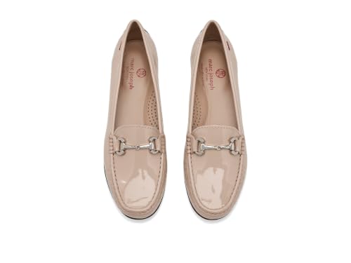 Image of Women's Genuine Leather Slip on Buckle Loafer