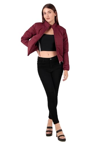 Image of Brazo Cotton Women's Crop Winterwear Jacket - Stylish, Warm, and Comfortable for Ultimate Winter Protection