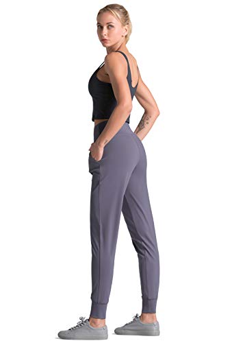 Image of Dragon Fit Joggers for Women with Pockets,High Waist Workout Yoga Tapered Sweatpants Women's Lounge Pants