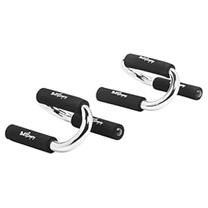 Bad Company Premium Liegestützgriffe I Push Up Stand Bar für Liegestütze mit gepolsterten Griffen I Parallettes für das Oberkörpertraining I Minibarren