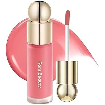 Rare Beauty Long Lasting Dewy &amp; Matte Blushes, Skin-Friendly and Lightweight Matte Blush for Daily Makeup (HAPPY)