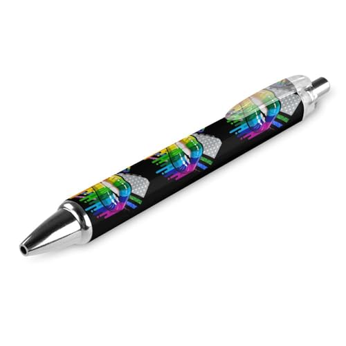 Bolígrafos retráctiles LGBT de 0,5 mm con escritura suave y trazo fino, 4 piezas 6