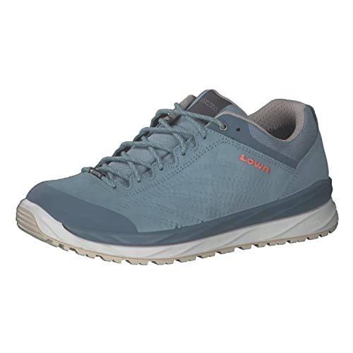 Preisvergleich Produktbild LOWA Damen Schuhe Malta GTX Lo Ws 320547 Iceblue / Mandarin 38