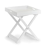 praktischer Beistelltisch mit entnehmbarem Tablett