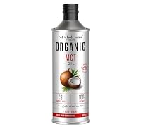 Eat Wholesome High C8 Bio MCT Kokosöl, 100% Kokosnuss, MCT Öl in Glasflasche, 500 ml (Die Verpackung kann variieren)