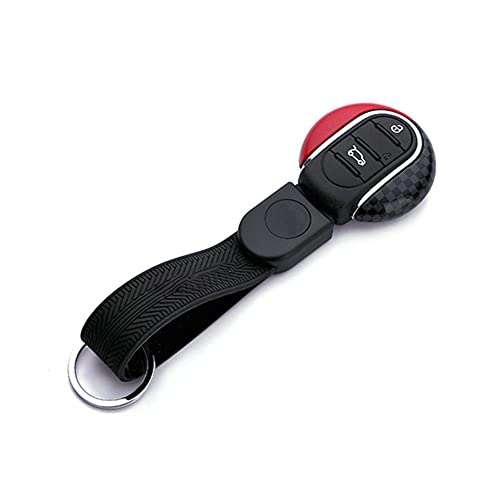 Materiale: plastica ABS Heinmo Key Cover Caso di Ricambio Portachiavi Portachiavi Portachiavi Chiave per Mini Cooper F55 F56 Clubman Countryman Portachiavi con Chiave (A JCW)