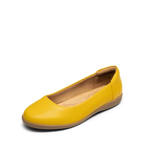 Image of DREAM PAIRS Women's Comfortable Ballet Dressy Work Flats, Round Toe Slip on Office Shoes