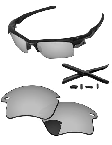 Image of Replacement Lenses & Rubber Kits for Oakley Fast Jacket XL OO9156 71mm - Precision Fit, UV Block, Impact Resistant