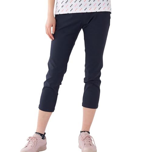 Amazon.co.jp: マリ・クレール 美シルエット九分丈パンツ レディース 715372W NV LL