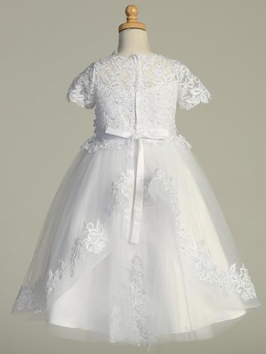First Communion Dress for Girls - Vestido de Comunión Manga - Vestidos de Primera Comunión Niña2