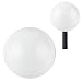 DEWHEL Universal 2 1/4" Round JDM 4 5 6 Speed Manual Gear Short Throw shifterLever Shift knob Shaped for Honda Acura Mazda Mitsubishi Nissan Infiniti Lexus Toyota Scion Hyundai Dodge etc White