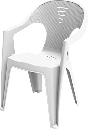 Cosmoplast Plastic Regina Armchair For Indoors And Outdoors