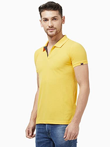 Image of Status Quo Men's Polo T-Shirt | Rich Cotton Blend | Slim Fit | All Day Comfort | Contrast Inner Placket | Polo Collar
