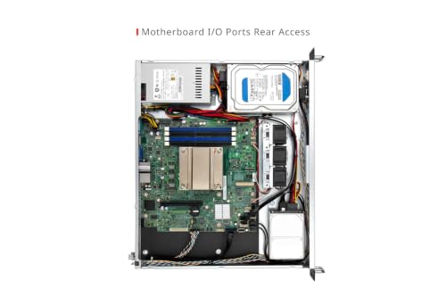 Image of InWin 1U Short-Depth rackmount Server Chassis RF100-S450 with 450W PowerSupply