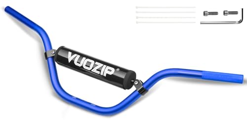 Guidon moto 22mm en aluminium 6061-T6 haut de gamme avec mousse