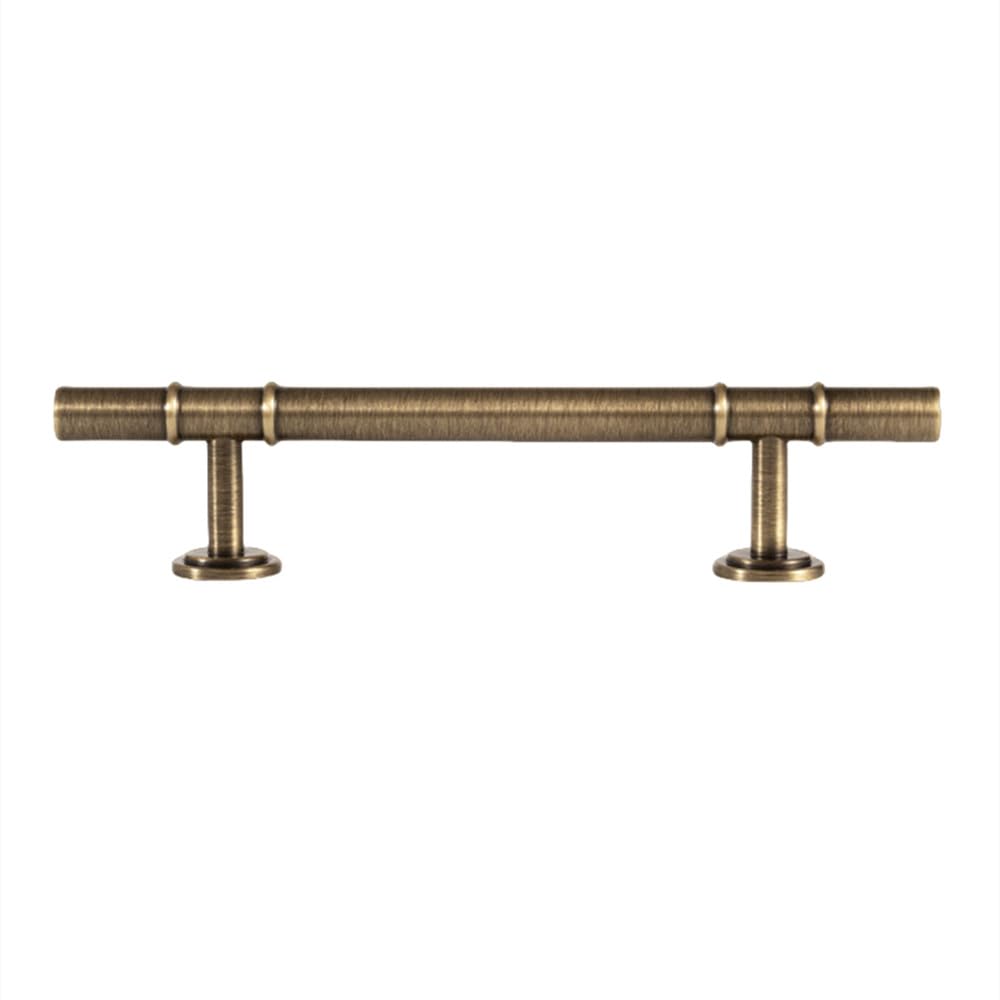 Maniglie per mobili in ottone massiccio antico, moderne e minimaliste, coniche, con barra a T, per mobili da cucina in bronzo, passo, fila, 96 mm