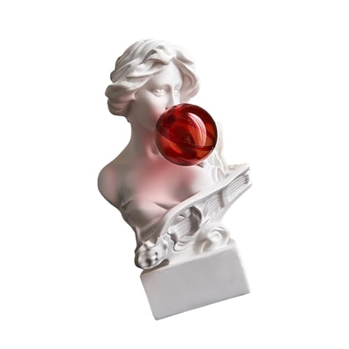 Estatua griega de burbujas pequeña de resina para decoración miniatura 5