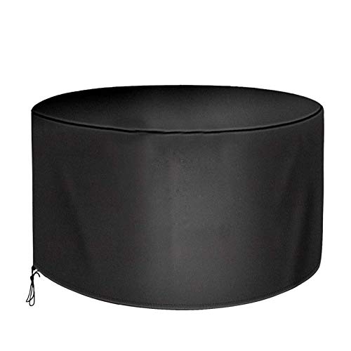 WZDD Housse pour Table De Jardin 110x71cm, Housse De Protection Salon De Jardin Ronde, Bache Table Jardin Tissu Oxford 420D, Résistant Au Vent Imperméable Couverture De Protection Cover