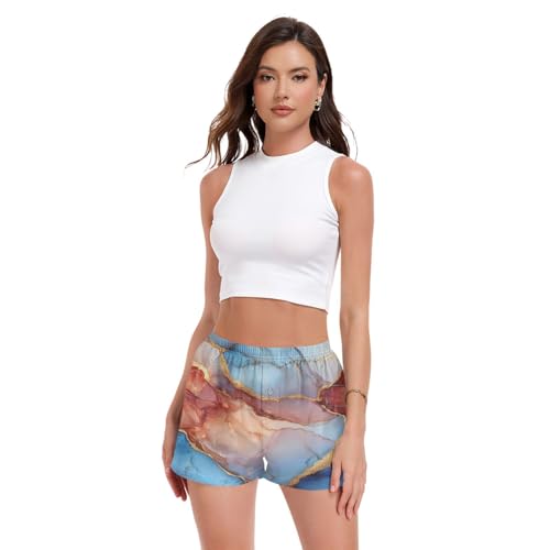 Short décontracté femme GuoChe en tissu doux pour le quotidien