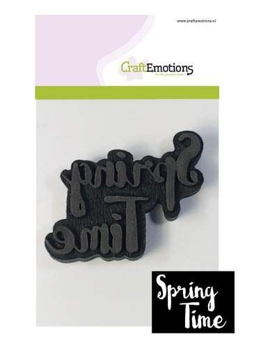 CraftEmotions Foam Stamps 130600/0103 "Spring Time (ENGL. Text)