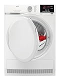 AEG T6DBG720N, 6000 ProSense Condenser, 7Kg Tumble Dryer, Freestanding, Delay start option, Sensor dryer, Reverse Tumbling, 1400 RPM, 66 Decibels, ‎2800 W, White