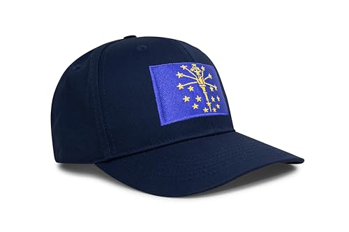Image of International Tie State Hat for Men and Women, Adjustable Snapback Trucker Baseball Cap with Embroidered Patch