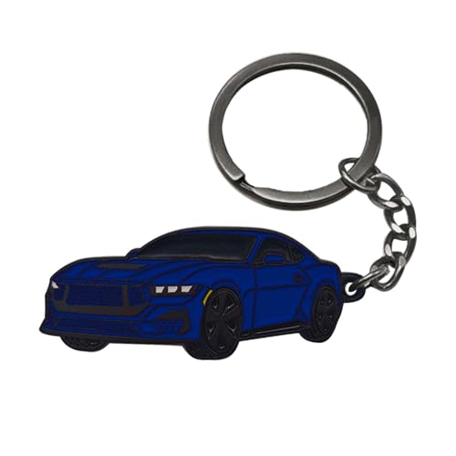 Image of Car Keychain Compatible with Mustang,Metal Key Chain,For Mustang GT Key chain, Enamel Keychain