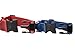 Julius-K9, 100HA-K-R-2015 Color & Gray K9-Halsband mit Haltegriff, Sicherheitsverschluss und Logo, 40 mm*38-53 cm, verstellbar, rot-grau