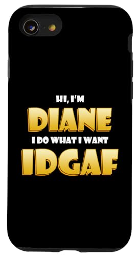 Diane Joke IDGAF Meme Funny Halloween Costume For Diane �X�}�z�P�[�X iPhone SE (2020) / 7 / 8 �p
