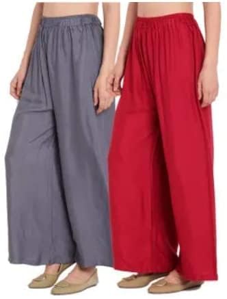 fancy star Women's and Girls Cotton Reyon Regular Fit Palazzo Pants-picture-39