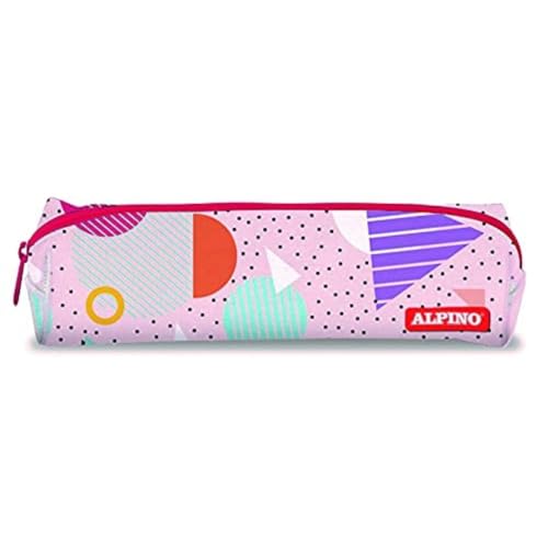 Alpino - Estuche escolar con estampado geométrico