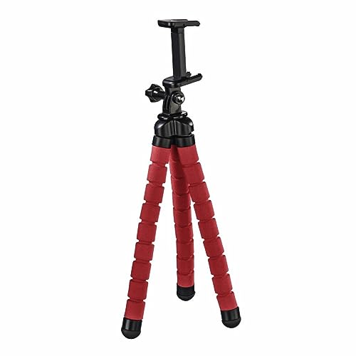 Hama Stativ Flex f&uuml;r Smartphone und GoPro, 26 cm, Rot