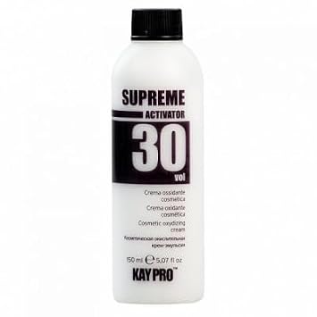 KAYPRO Supreme Activator 30 Vol Cosmetic Oxidizing Cream, Enriched with Caviar and Keratin, 150ml, 5.07 Fl Oz