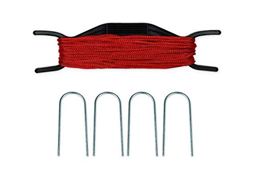 Funtec Fun Volley Courtline - leichte Beachvolleyball Spielfeldmarkierung, 8x16m Cover