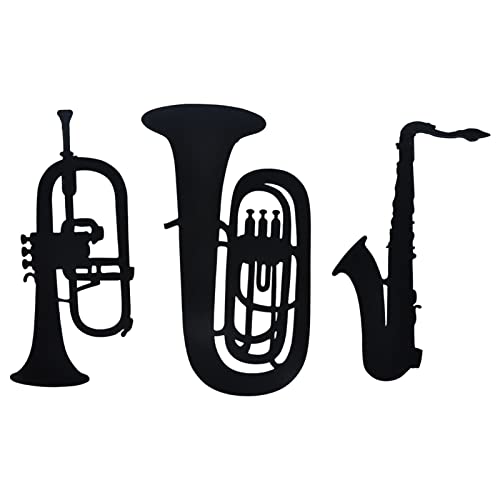 wotieuns Metal Music Wall Decor 3-Piece Set