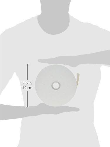 Miniatura 4 de Offray Cinta doble faz de satén, carrete de 78 pulgadas de ancho x 20 yardas, color blanco envejecido