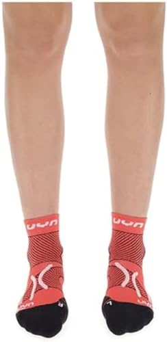 UYN Run Marathon Zero Socks, Corail/Blanc, 35-36 Women's