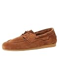 Tamaris Damen Moccassin flach Leder, braun, 39 EU