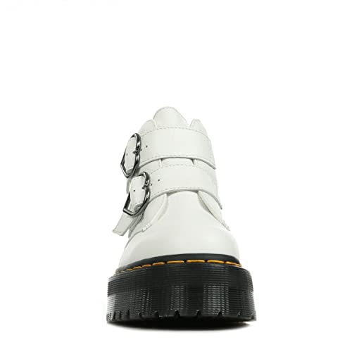 Boots plateforme Dr. Martens Devon Heart 26439100 taille 40 en cuir noir à boucles