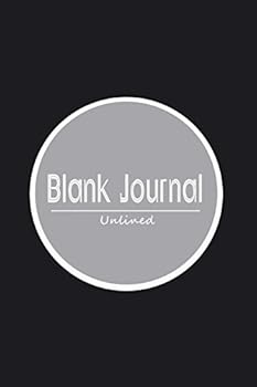 Paperback Blank Journal Unlined: 100 Page 6" x 9" Blank Notebook Journal Black / Gray Book