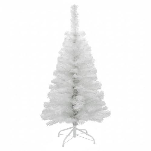Künstlicher Weihnachtsbaum weiß inklusive Metall Ständer - 90 cm -...