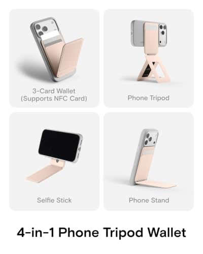Image of MOFT Snap Phone Tripod Wallet AERA, NFC-Supported Card Holder, iPhone Stand