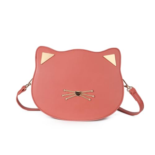 Sac à bandoulière chat pour vos sorties quotidiennes en rouge