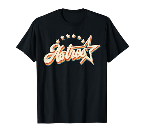 Vintage Astros Retro Style 70s 80s First Name T-Shirt