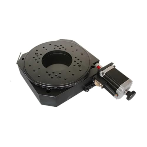 Huayong Motorized Rotary Positioning Stage NT03RA200M Laboratory Hollow Precision Electric Rotary Table Industrial Step Rotary Table Displacement Table Work