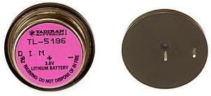 DANTONA INDUSTRIES TL-5186/P Non-rechargeable Battery, Lithium, 400 mAh, 3.6 V, PCB Pins, 22.8 mm (10 pieces)