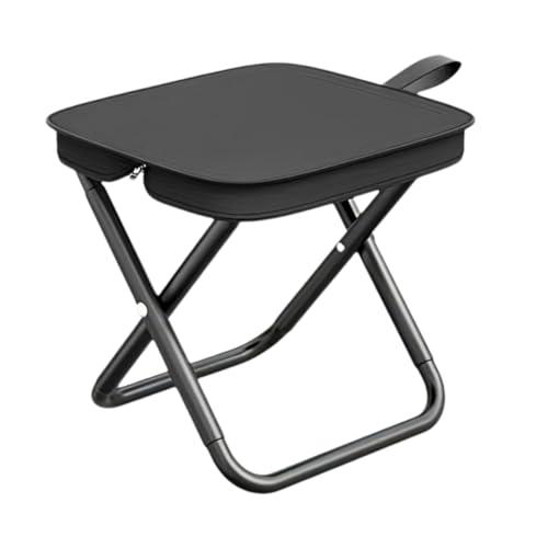 Fegtrtyoa Taburete Plegable para Acampar, Ideal para Tipo de Terrenos, Ideal para Actividades Al Aire Libre como Pesca, Senderismo y Picnics.