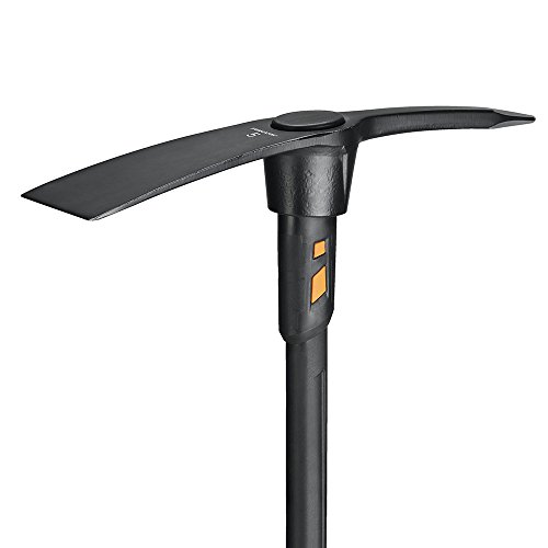 Fiskars 751210-1002 Garden IsoCore 5 lb Pick, 36 Inch, Orange/Black