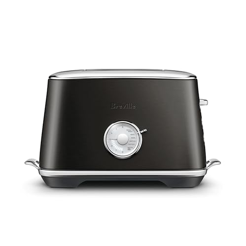 Breville BTA735BST Toast Select Luxe Kitchen Toaster, 2 Slice, Black Stainless Steel