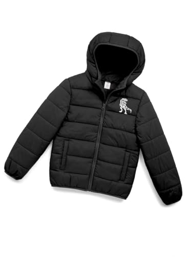 MyFav Boys' Lightweight Winter Puffer Jacket Water-Resistant Hooded Coat Warm Windproof Outerwear3